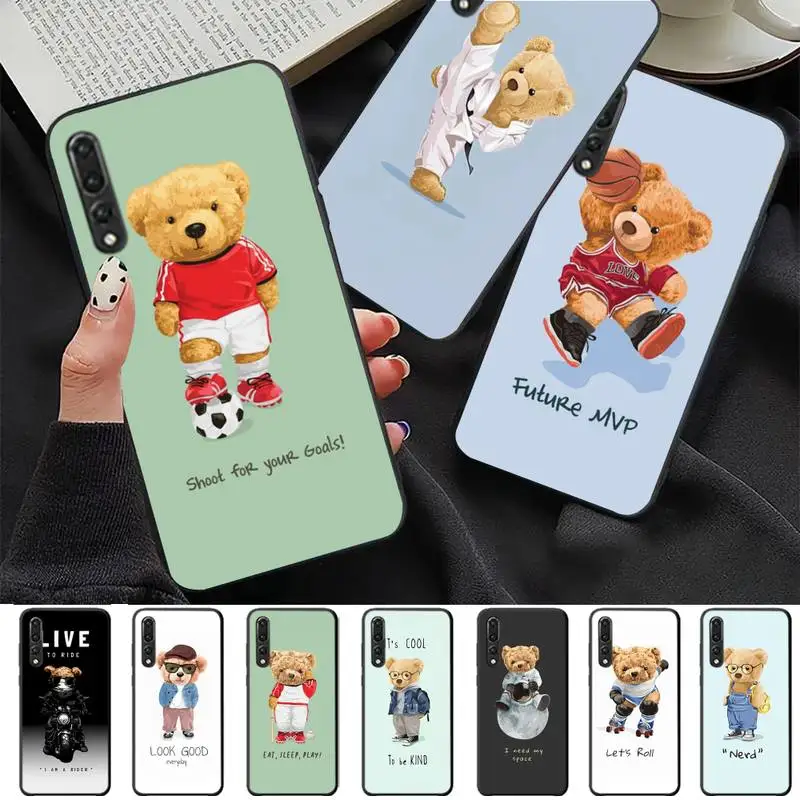 Funny Fashion sports bear Phone Case for Huawei P30 40 20 10 8 9 lite pro plus Psmart2019
Funny Fashion sports bear Phone Case for Huawei P30 40 20 10 8 9 lite pro plus Psmart2019