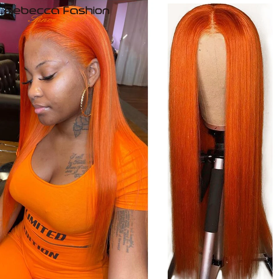 Rebecca Ginger Blonde Lace Wig Straight Human Hair Wig with Baby Hair Pre-plucked Straight 4x4 Closure wig Orange Lace Front Wig
Rebecca Ginger Blonde Lace Wig Straight Human Hair Wig with Baby Hair Pre-plucked Straight 4x4 Closure wig Orange Lace Front Wig
