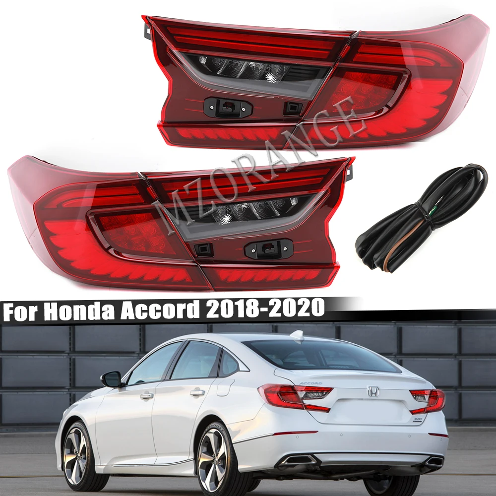 4 шт., светодиодсветодиодный задние фсветильник для Honda Accord 10 поколения 2018 2019 2020
4 шт., светодиодсветодиодный задние фсветильник для Honda Accord 10 поколения 2018 2019 2020