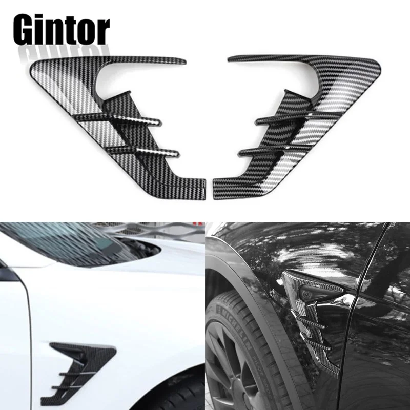 2pcs Plastic Car Styling Side Air Vent Decor Cover Trim Fender Sticker for Tesla Model 3 2021-2022 Model Y 2020-2022 Auto Supply
2pcs Plastic Car Styling Side Air Vent Decor Cover Trim Fender Sticker for Tesla Model 3 2021-2022 Model Y 2020-2022 Auto Supply