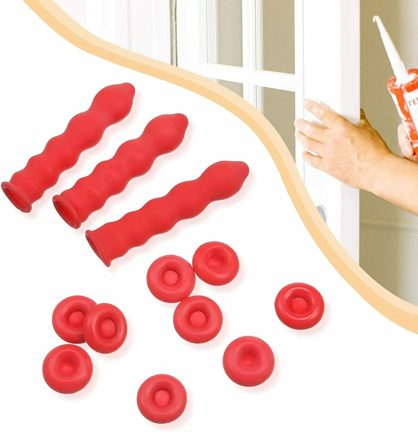 20pcs/set Glass Glue Tip Caulk Cap Red Caulk Sealer Saver Open Caulking Tube For Sealing And Preserving
20pcs/set Glass Glue Tip Caulk Cap Red Caulk Sealer Saver Open Caulking Tube For Sealing And Preserving