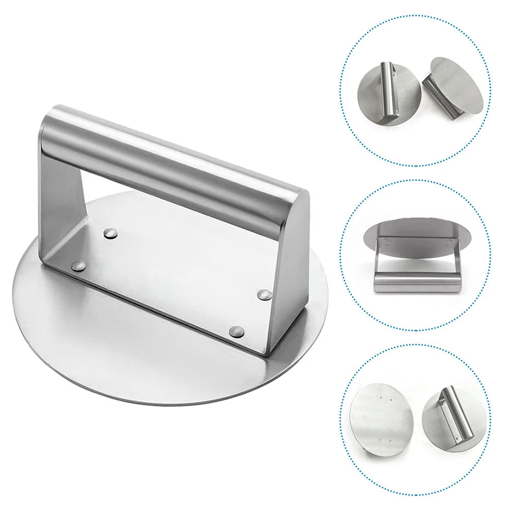 2pcs Round Burger Press Stainless Steel Burger Smasher Tool Patty Press Grilling Meat Press
2pcs Round Burger Press Stainless Steel Burger Smasher Tool Patty Press Grilling Meat Press