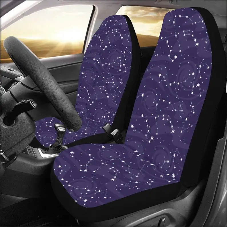 Constellation Space Car Seat Covers 2 pc, Blue Purple Galaxy Stars Pattern Front Seat Covers SUV Seat Protector
Constellation Space Car Seat Covers 2 pc, Blue Purple Galaxy Stars Pattern Front Seat Covers SUV Seat Protector