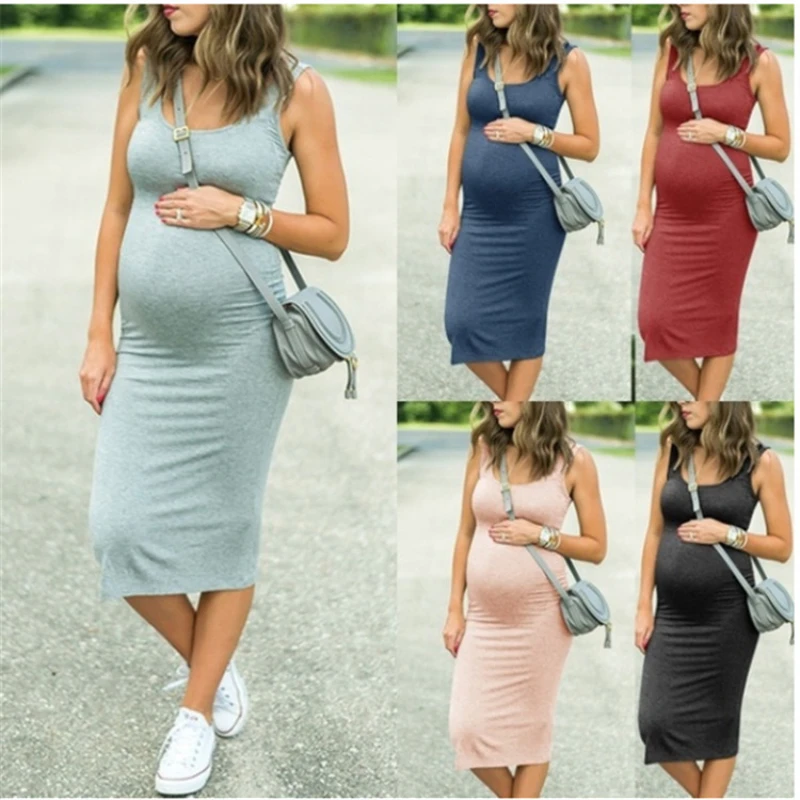 Sexy Sleeveless Maternity Skirt Vest Skirt Round Neck Soft Elastic Waist Long Skirt Maternity Wear Photo Clothing
Sexy Sleeveless Maternity Skirt Vest Skirt Round Neck Soft Elastic Waist Long Skirt Maternity Wear Photo Clothing