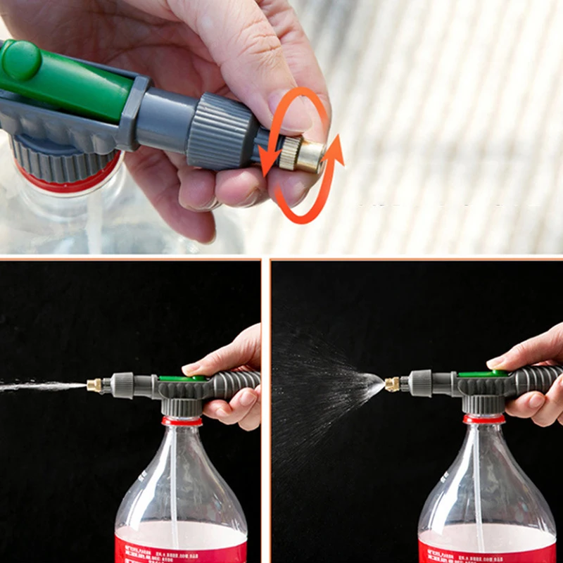 Manual High Pressure Air Pump Sprayer Adjustable Drink Bottle Spray Head Nozzle Garden Watering Tool Sprayer Agriculture Tools
Manual High Pressure Air Pump Sprayer Adjustable Drink Bottle Spray Head Nozzle Garden Watering Tool Sprayer Agriculture Tools