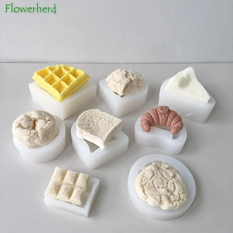 Simulation Food Bread Biscuit Cake Decoration Baking Silicone Mold DIY Waffle Aroma Candle Mold Cake Decoration Accessories
Simulation Food Bread Biscuit Cake Decoration Baking Silicone Mold DIY Waffle Aroma Candle Mold Cake Decoration Accessories