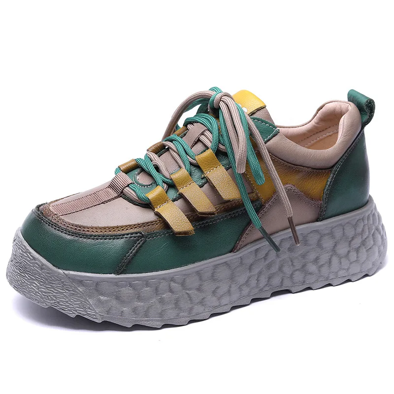 2022 ORIGIN DESIGN WOMEN'S High Quality Genuine Cow Leather Flat Platform Shoes Single Shoes for Women Lace Up Casual Shoes
2022 ORIGIN DESIGN WOMEN'S High Quality Genuine Cow Leather Flat Platform Shoes Single Shoes for Women Lace Up Casual Shoes