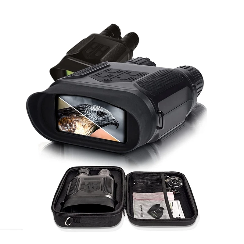 

NV2000 7X Night Vision Goggles Digital Binoculars For Complete Darkness W/Infrared Lens Gear For Hunt Surveillance