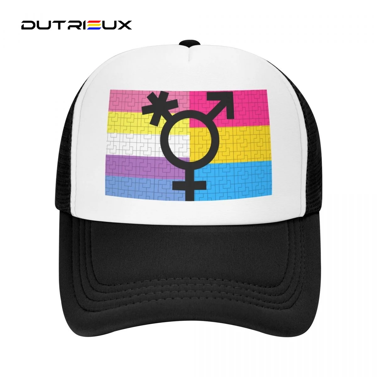 Bigender Trans pansex Pride Flag 2023, летние женские и мужские сетчатые дышащие шляпы для улицы, Casquette
Bigender Trans pansex Pride Flag 2023, летние женские и мужские сетчатые дышащие шляпы для улицы, Casquette