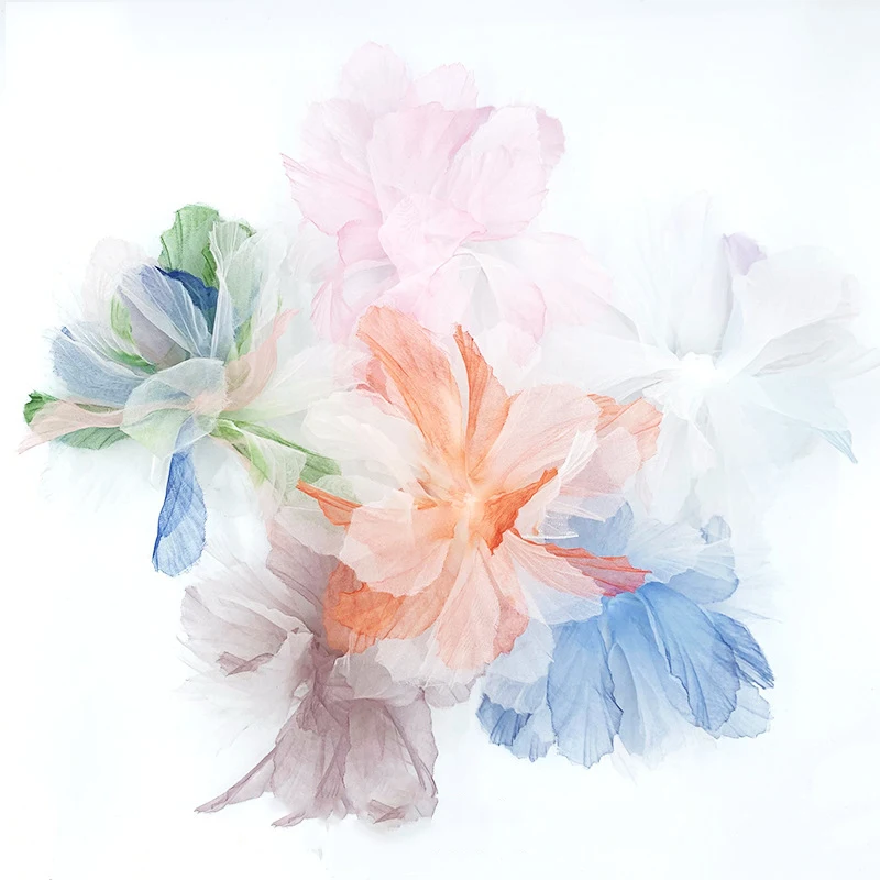 Organza Simulated Flower 3D Lace Flower Head Home Background Wall Clothing Shoes Hats Dress Decoration Cake Accessories Chiffon
Organza Simulated Flower 3D Lace Flower Head Home Background Wall Clothing Shoes Hats Dress Decoration Cake Accessories Chiffon