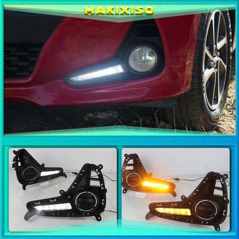 1set For Hyundai Grand I10 2017 2018 2019 DRL Daytime Running Light fog lamp Relay LED Daylight with turn signal
1set For Hyundai Grand I10 2017 2018 2019 DRL Daytime Running Light fog lamp Relay LED Daylight with turn signal