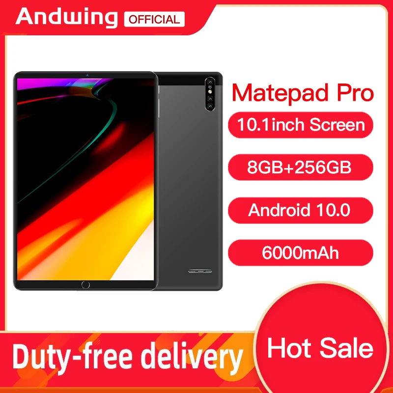 Andwing MatePad Pro Tablets 10.1 Inch 8GB RAM 256GB ROM tablet Android 5G Network 10 Core Tablet PC Phone Call tablette
Andwing MatePad Pro Tablets 10.1 Inch 8GB RAM 256GB ROM tablet Android 5G Network 10 Core Tablet PC Phone Call tablette