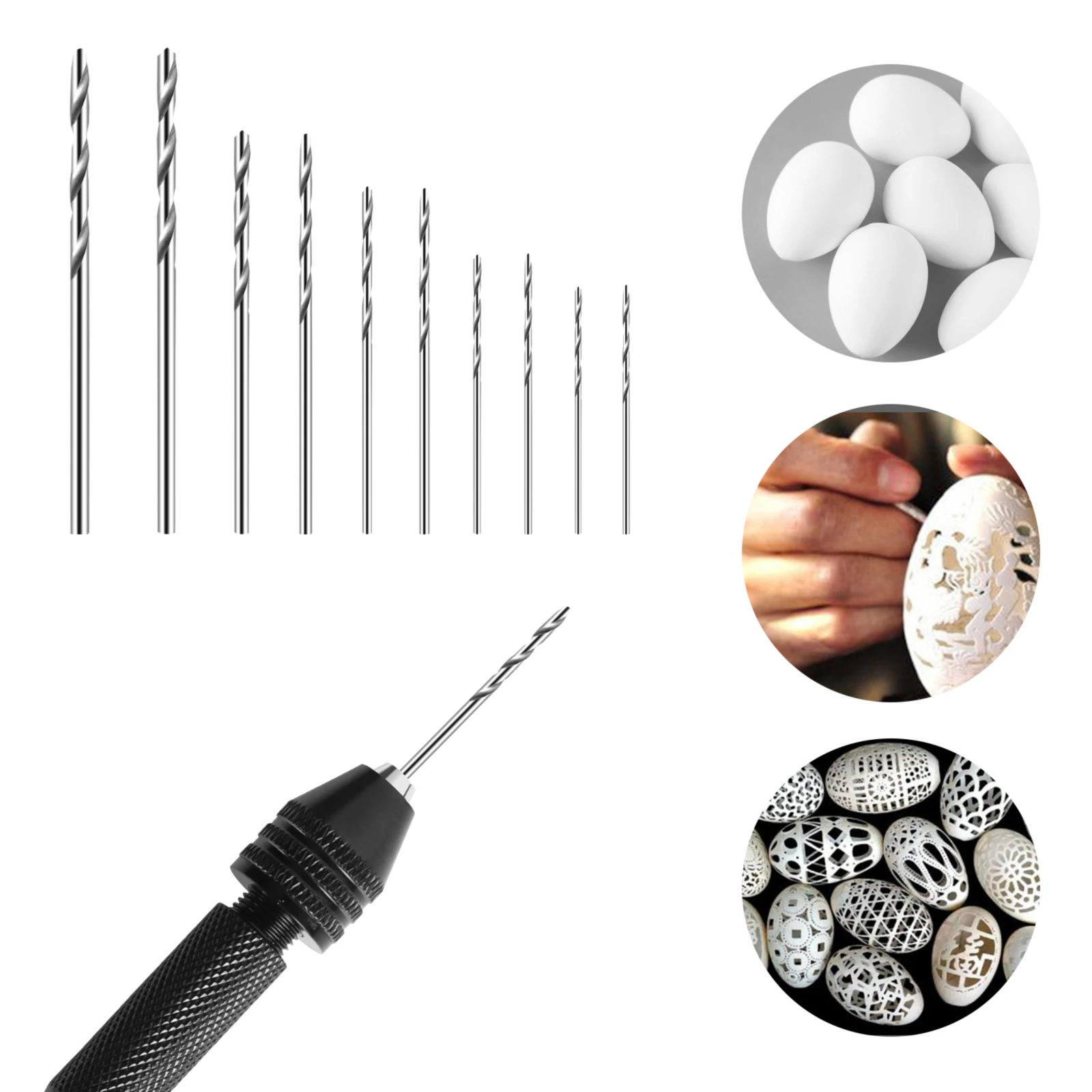 11Pcs/Set Mini Hand Drill With Bits Drilling Hole Saw Tool Manual Core Drill Hand Twist Drill for Metal Stainless Steel Drilling
11Pcs/Set Mini Hand Drill With Bits Drilling Hole Saw Tool Manual Core Drill Hand Twist Drill for Metal Stainless Steel Drilling