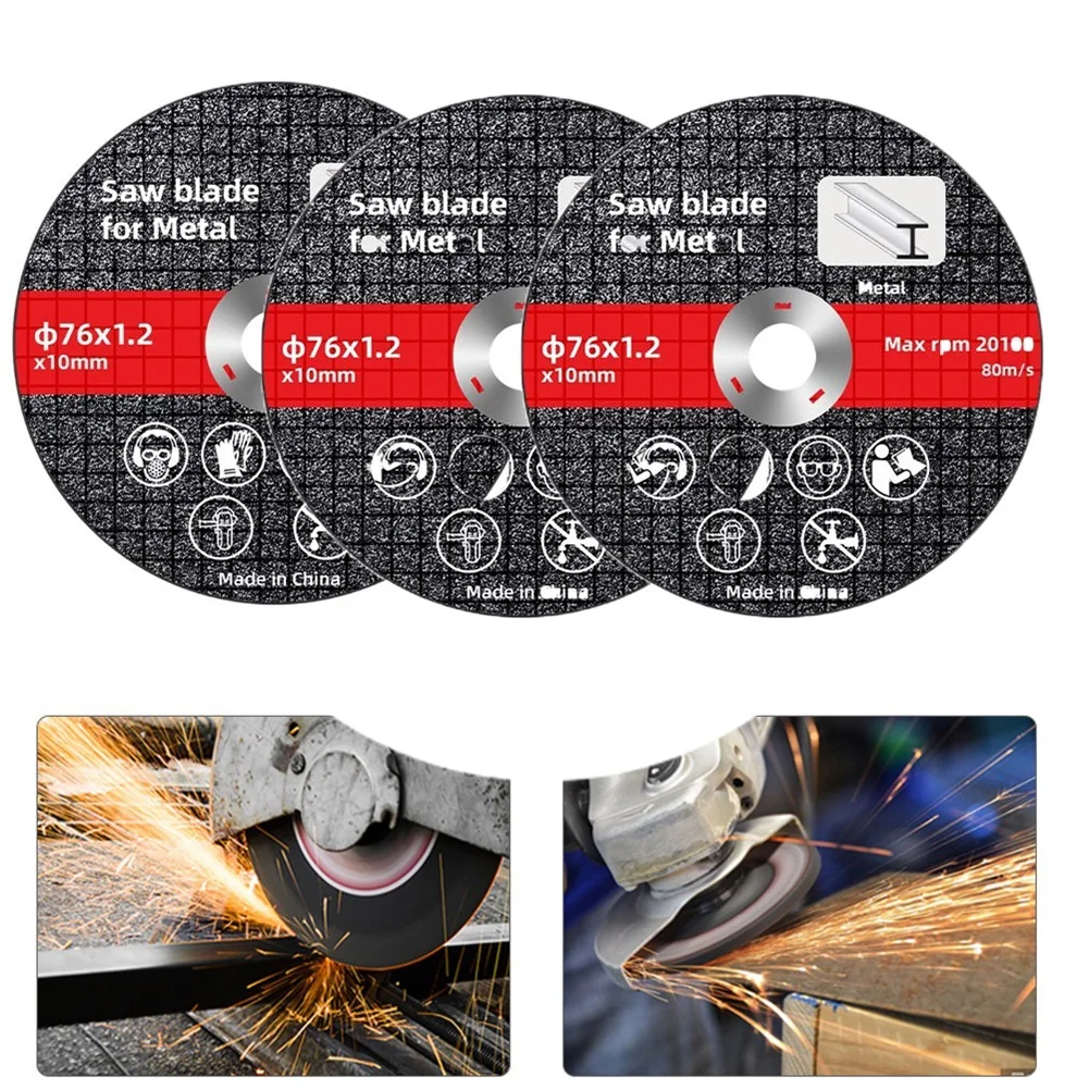 1/2/3PCS 3in Cutting Disc Circular Resin Cutting Blade Grinding Wheel Saw Blade For Angle Grinder Rotary Tool Accessories
1/2/3PCS 3in Cutting Disc Circular Resin Cutting Blade Grinding Wheel Saw Blade For Angle Grinder Rotary Tool Accessories