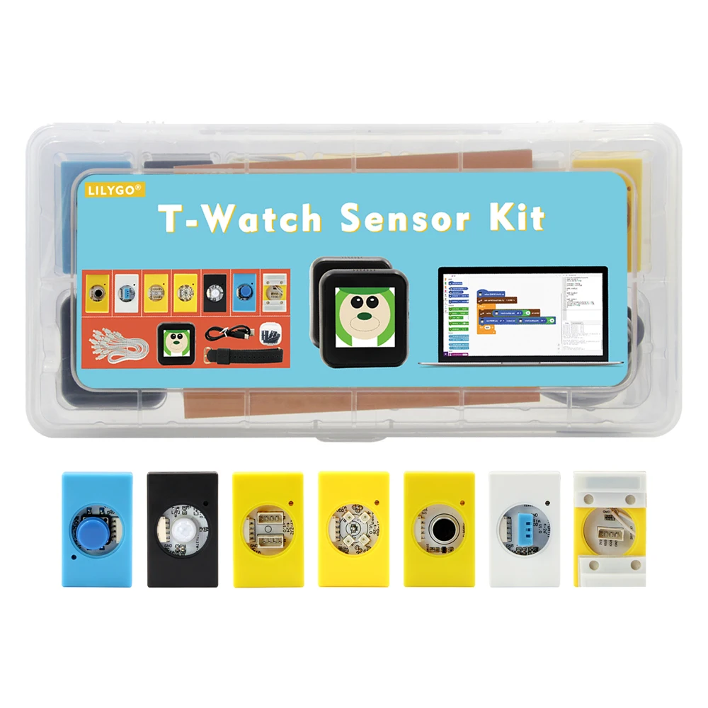 LILYGO® TTGO T-Watch Sensor Programming Education Kit-Multiple Function Sensor Modules
LILYGO® TTGO T-Watch Sensor Programming Education Kit-Multiple Function Sensor Modules