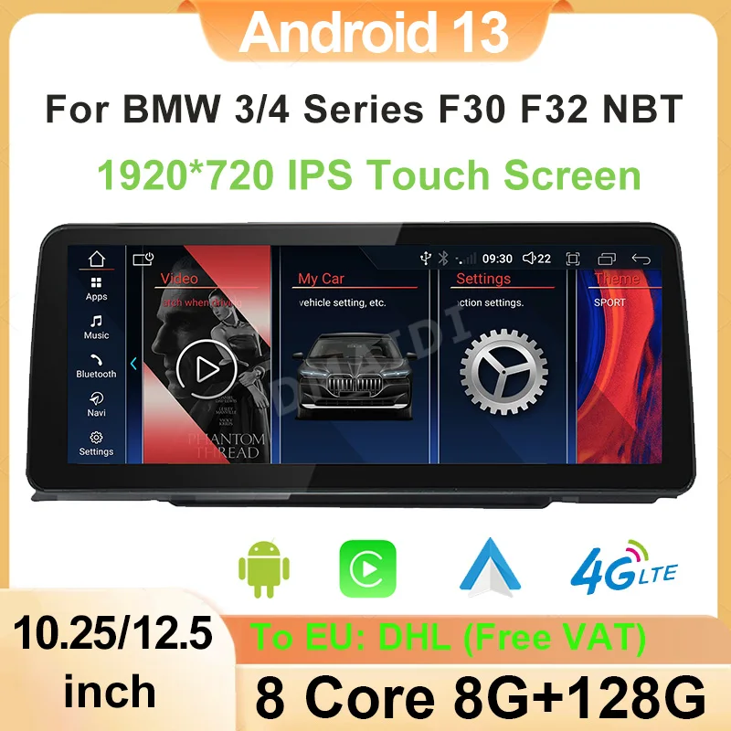 Gps Navigation Car Video Players Wireless Carplay For BMW 3/4 Series F30 F31 F32 F33 F34 Factory Price ID8 UI Android 13 System
Gps Navigation Car Video Players Wireless Carplay For BMW 3/4 Series F30 F31 F32 F33 F34 Factory Price ID8 UI Android 13 System