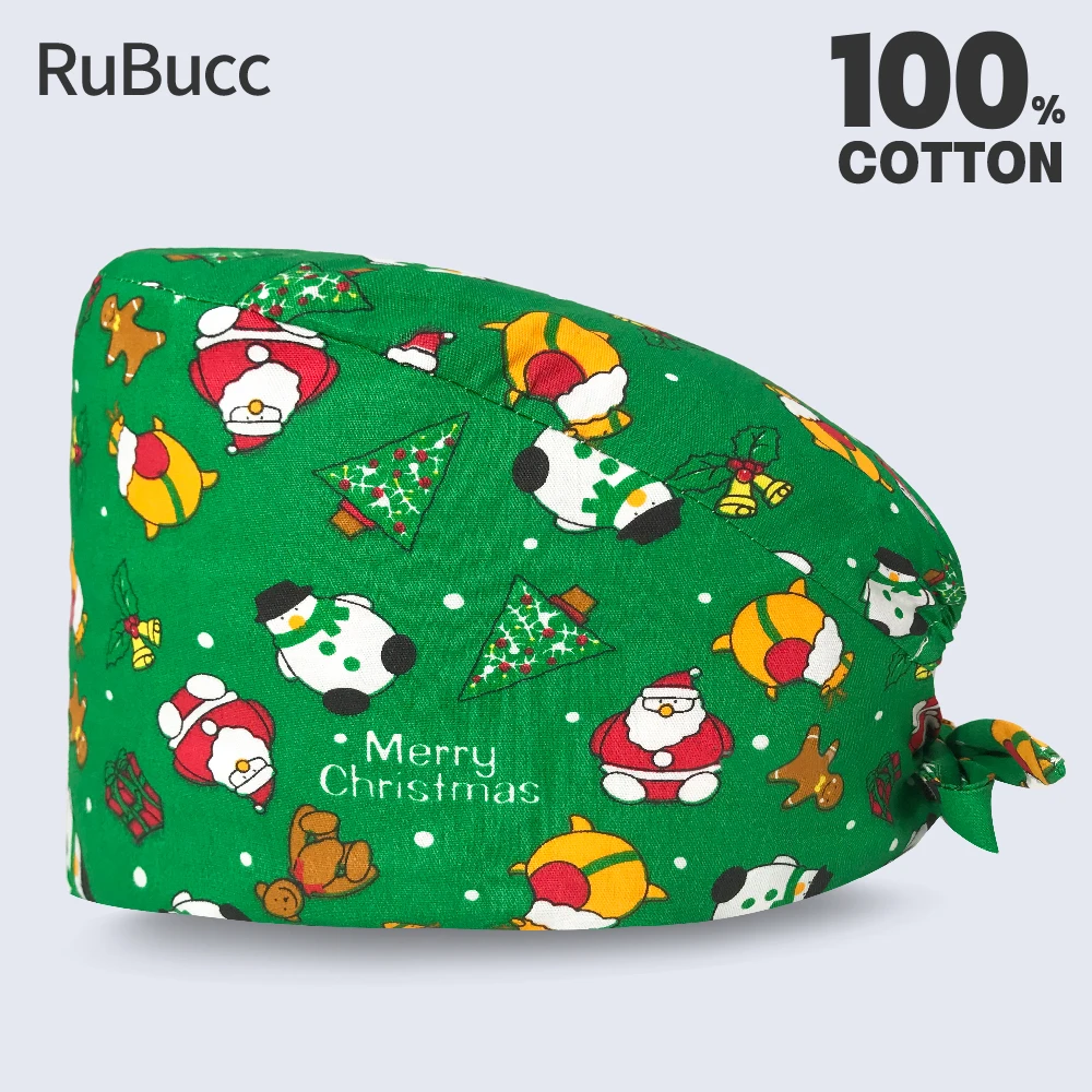 New Christmas Nurse Working Hat Floral Bouffant Cap Fashion Unisex Multicolor Nurse Scrub Caps Adjustable Surgical Doctor Hats
New Christmas Nurse Working Hat Floral Bouffant Cap Fashion Unisex Multicolor Nurse Scrub Caps Adjustable Surgical Doctor Hats