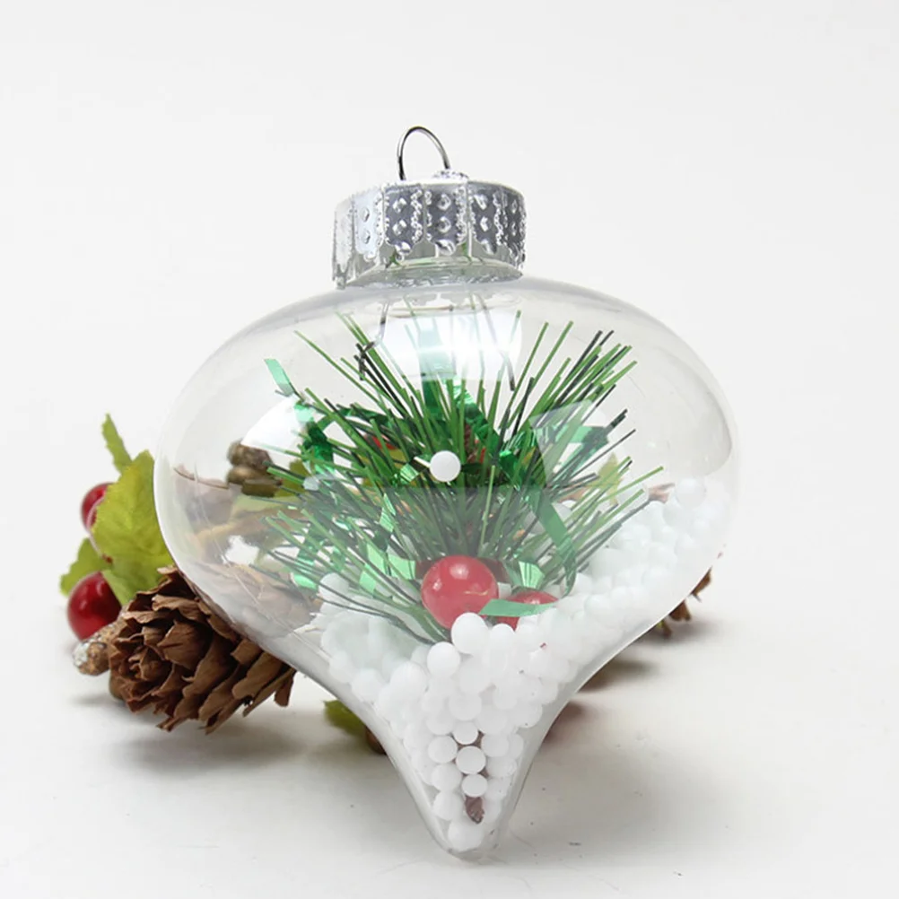 Christmas Ball Plastic Fillable Ball Ornaments New Year Christmas Decoration Christmas Tree Hanging Ornament for Home Party
Christmas Ball Plastic Fillable Ball Ornaments New Year Christmas Decoration Christmas Tree Hanging Ornament for Home Party