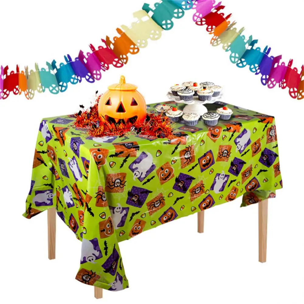 Halloween Decoration Tablecloth Pumpkin Spider Web Bat Plastic Table Cover Festival Party Home Table Decoration Supplies 2023
Halloween Decoration Tablecloth Pumpkin Spider Web Bat Plastic Table Cover Festival Party Home Table Decoration Supplies 2023