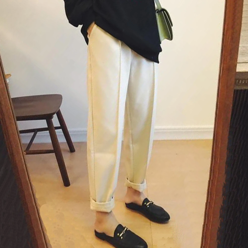Woolen Pants Women Autumn And Winter 2022 New Casual Nine-point Harem Pants Mid-waist Thick Slim Fit Office Lady Trousers Trend
Woolen Pants Women Autumn And Winter 2022 New Casual Nine-point Harem Pants Mid-waist Thick Slim Fit Office Lady Trousers Trend