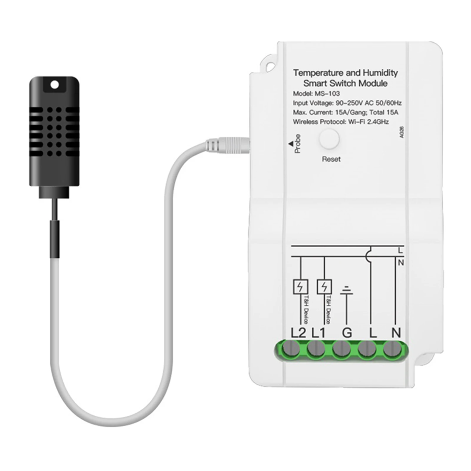 Smart Temperature Humidity Controller with Dual Relay Output Control Your Heating and Humidifying Devices Wirelessly
Smart Temperature Humidity Controller with Dual Relay Output Control Your Heating and Humidifying Devices Wirelessly