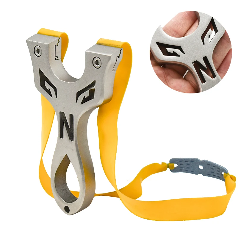 Stainless Steel Metal Slingshot Field Hunting Portable Slingshot Rubber Band Launcher Precise Slingshot Strong And Durable
Stainless Steel Metal Slingshot Field Hunting Portable Slingshot Rubber Band Launcher Precise Slingshot Strong And Durable