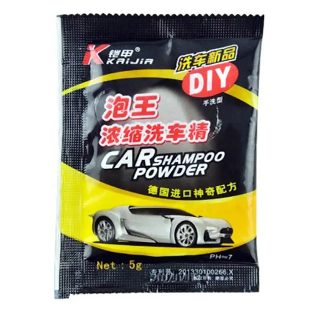 Concentrate Detergent Car Wash Shampoo Powder Foam Car Cleaning Washing Fine PH7 5g/bag support dropshipping wholesale
Concentrate Detergent Car Wash Shampoo Powder Foam Car Cleaning Washing Fine PH7 5g/bag support dropshipping wholesale