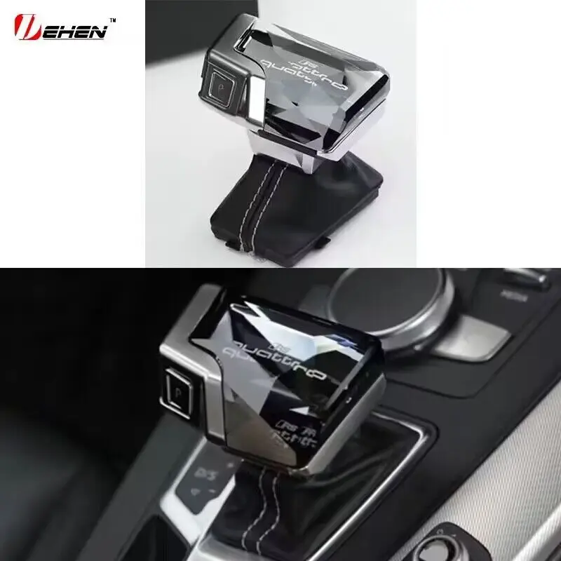Crystal Handle Gear Shift Knob Lever For Audi A4 S4 RS4 A5 S5 Q7 A6 A7 B9 C8 S6 S7 RS6 RS7 With LED Light Car Accessories
Crystal Handle Gear Shift Knob Lever For Audi A4 S4 RS4 A5 S5 Q7 A6 A7 B9 C8 S6 S7 RS6 RS7 With LED Light Car Accessories