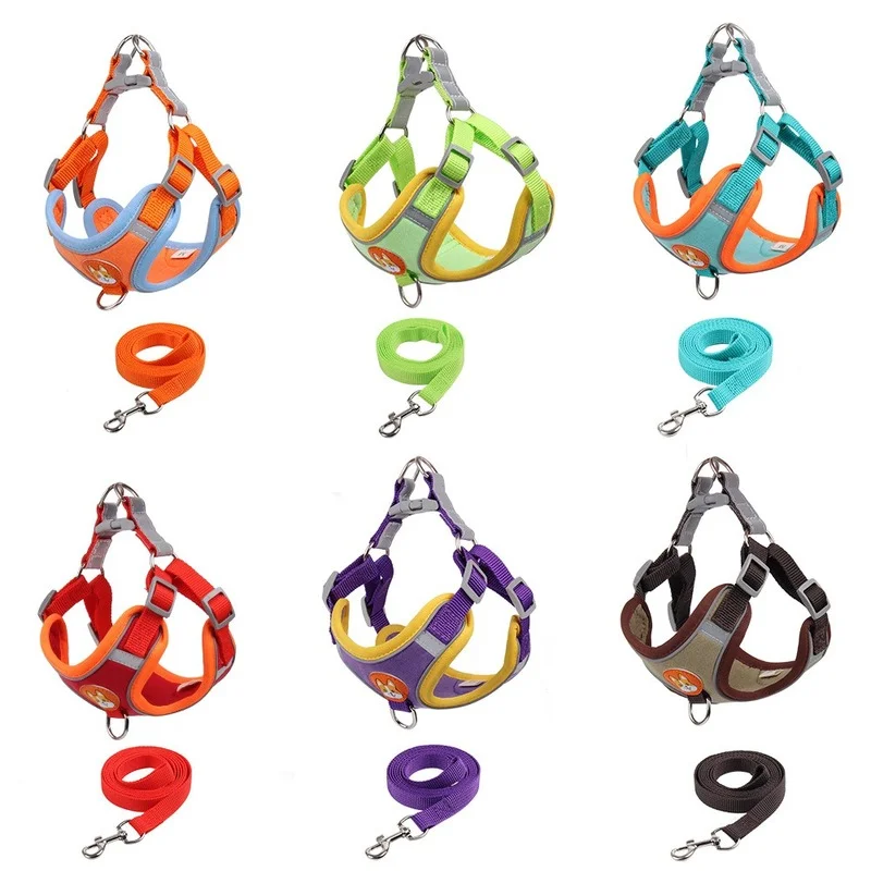 Dog Harnesses Pet Chest Strap Vest Type Dog Strap Small Dog Rope Reflective Dog Traction Rope Dog Accessories for Small Dogs
Dog Harnesses Pet Chest Strap Vest Type Dog Strap Small Dog Rope Reflective Dog Traction Rope Dog Accessories for Small Dogs