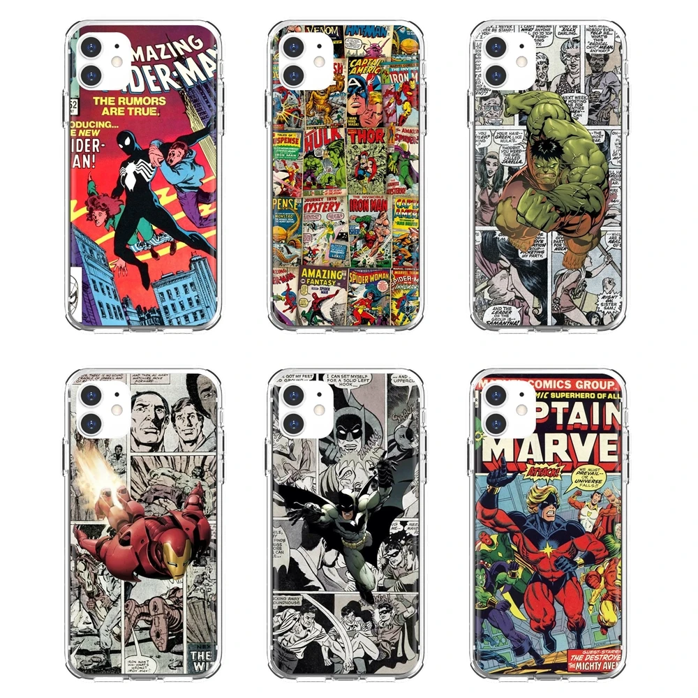Marvel-Comics-Hero Soft Transparent Skin Cover For iPhone 10 11 12 13 Mini Pro 4S 5S SE 5C 6 6S 7 8 X XR XS Plus Max 2020
Marvel-Comics-Hero Soft Transparent Skin Cover For iPhone 10 11 12 13 Mini Pro 4S 5S SE 5C 6 6S 7 8 X XR XS Plus Max 2020