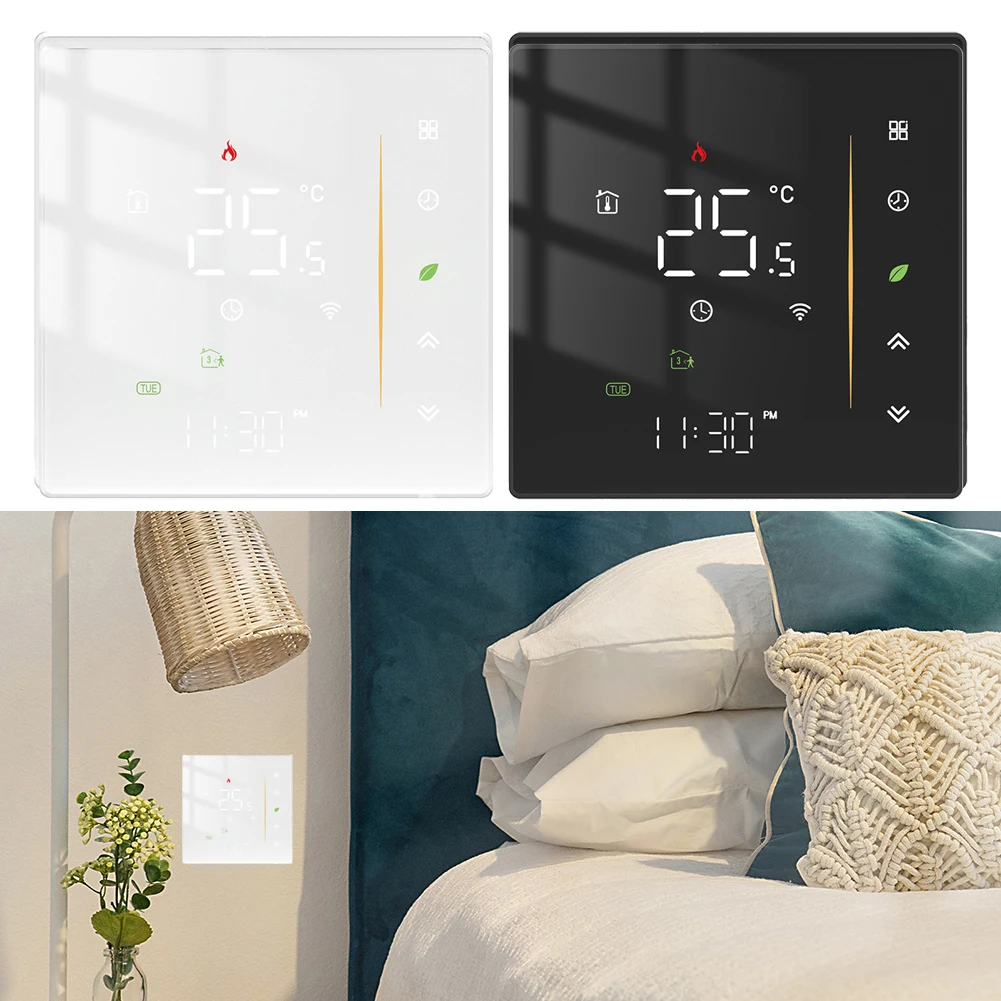 Умный термостат для подогрева пола Zigbee, термостат для подогрева пола, детали для умного дома
Умный термостат для подогрева пола Zigbee, термостат для подогрева пола, детали для умного дома