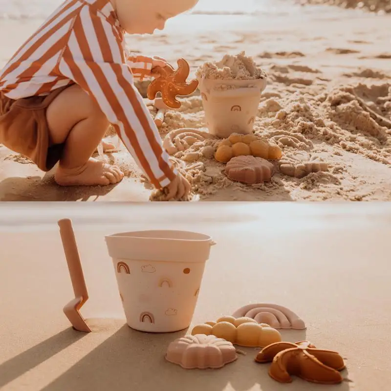 Silicone Children Beach Toys Kits Summer Digging Sand Tools with Shovel Funny Water Game Play Outdoor Toy Sets for Kid
Silicone Children Beach Toys Kits Summer Digging Sand Tools with Shovel Funny Water Game Play Outdoor Toy Sets for Kid