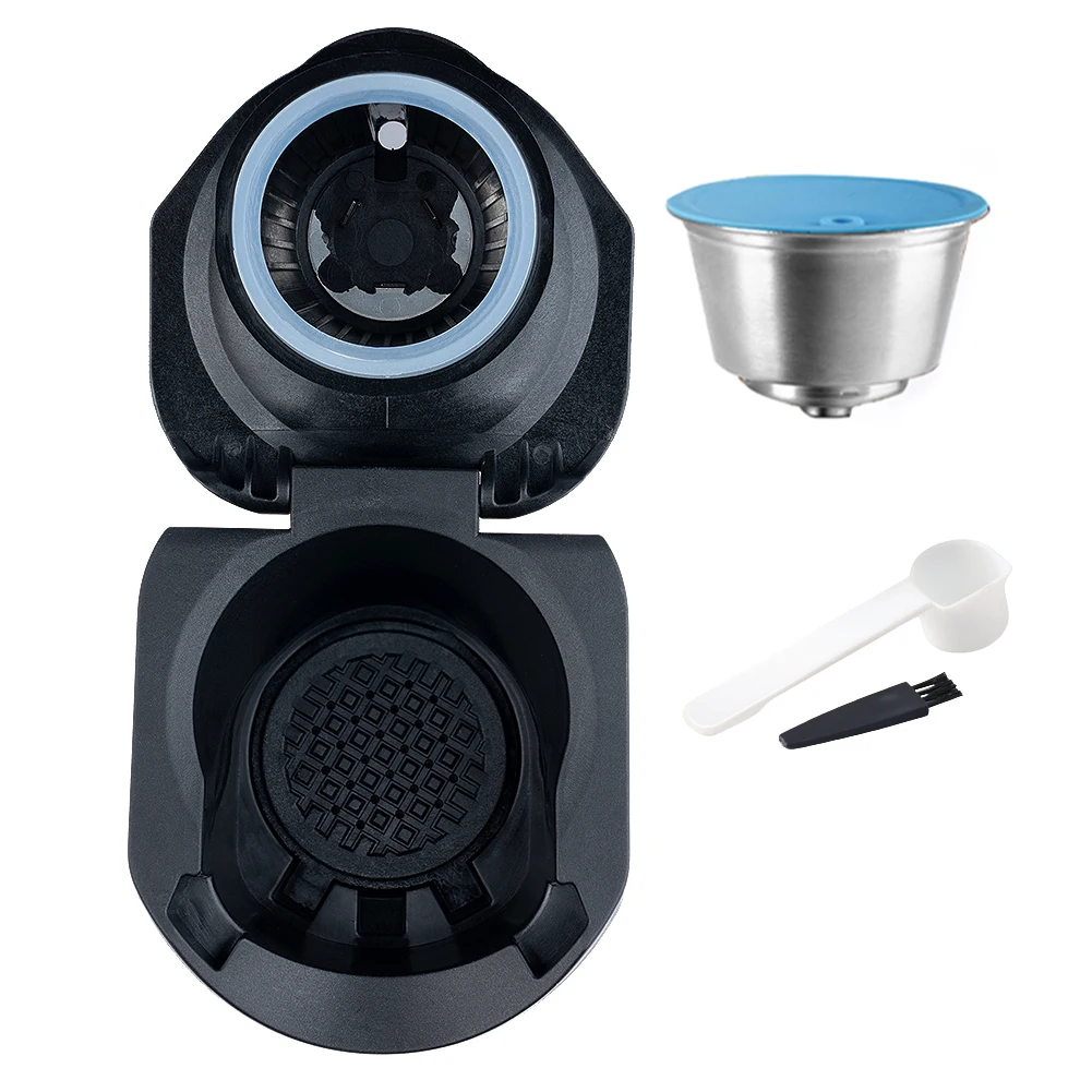 Reusable Capsule Adapter Capsule Holder With Brush Spoon For Nespresso Dolce Gusto Piccolo XS Genio Coffee Machine
Reusable Capsule Adapter Capsule Holder With Brush Spoon For Nespresso Dolce Gusto Piccolo XS Genio Coffee Machine