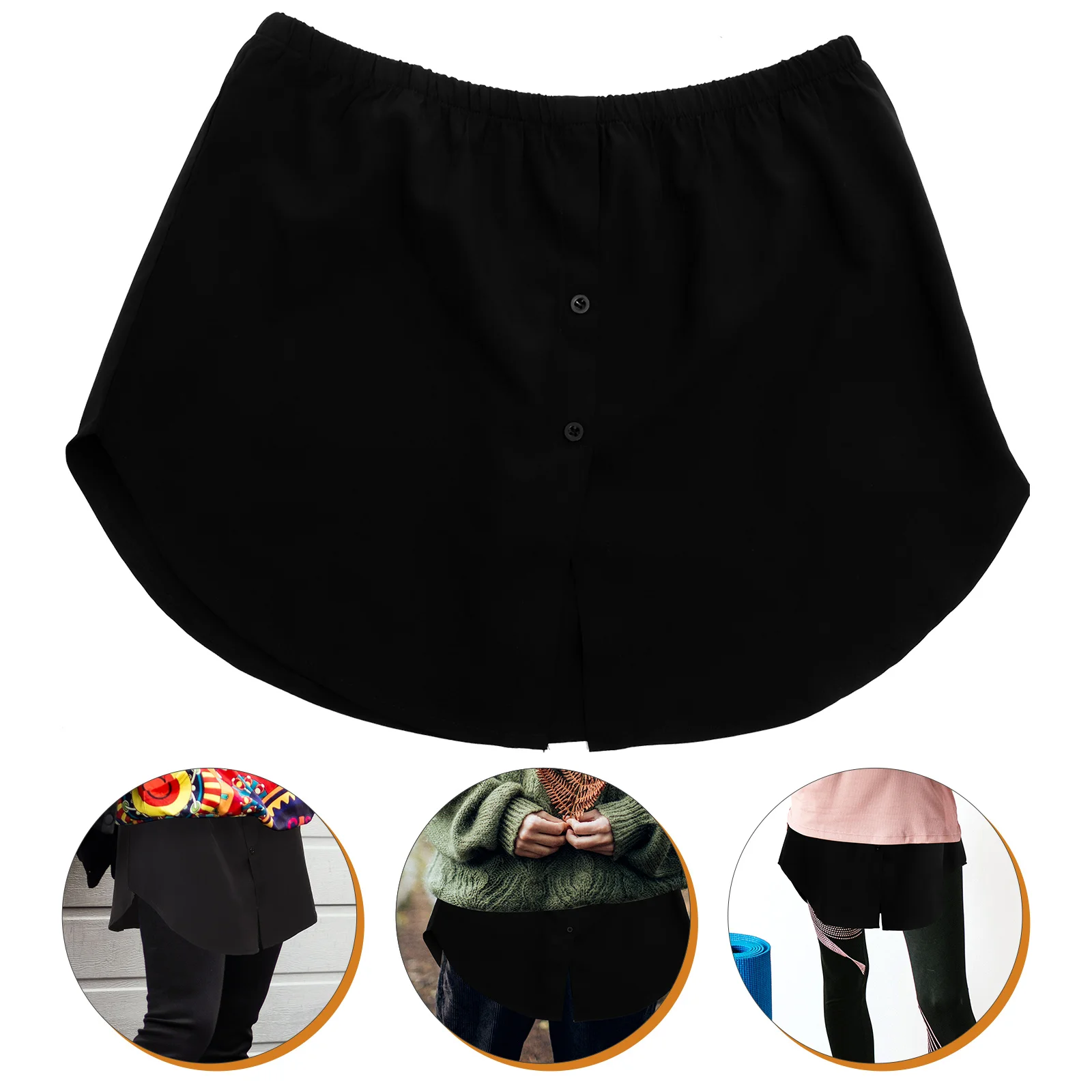False Bottoming Hem Button Extender Dress Shirts Layering Half Length Skirts Women
False Bottoming Hem Button Extender Dress Shirts Layering Half Length Skirts Women
