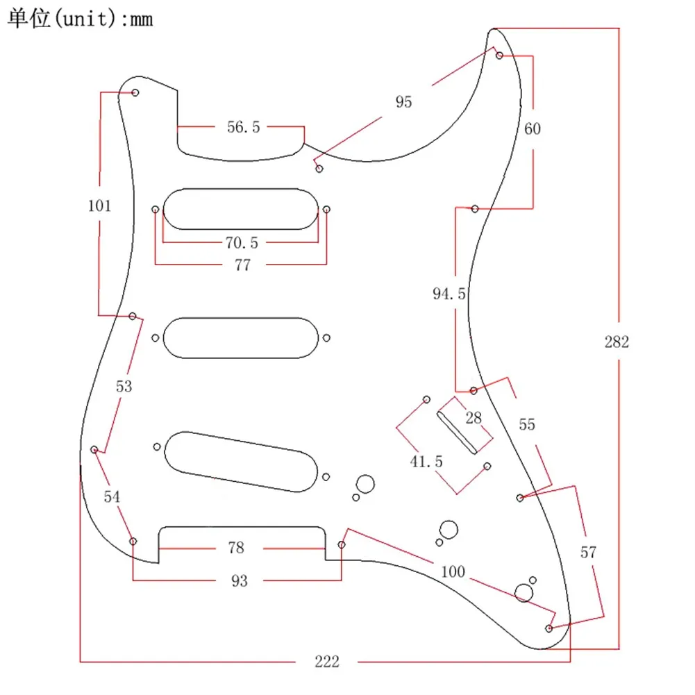 11 Hole Guitar Pickguard Accessories Aluminum Fittings For Strat Electric Guitars Parts Plate Replacement Guitar Pickguard New
11 Hole Guitar Pickguard Accessories Aluminum Fittings For Strat Electric Guitars Parts Plate Replacement Guitar Pickguard New