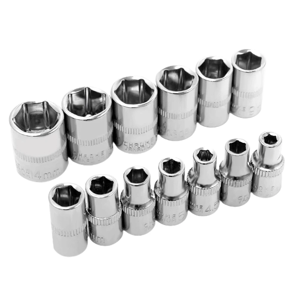 4-14mm Hex Socket 1/4inch Head Hex Keys Socket Wrench Metric Double End Hexagons Sleeve For Ratchet Wrench Hand Tool
4-14mm Hex Socket 1/4inch Head Hex Keys Socket Wrench Metric Double End Hexagons Sleeve For Ratchet Wrench Hand Tool