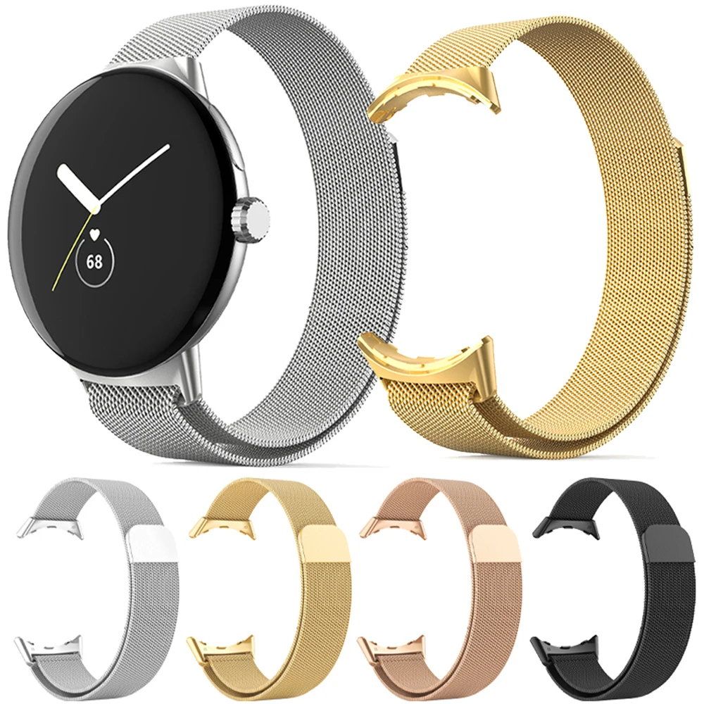 Магнитный ремешок для Google Pixel Watch, сменный Браслет для смарт-часов, с металлическими звеньями
Магнитный ремешок для Google Pixel Watch, сменный Браслет для смарт-часов, с металлическими звеньями