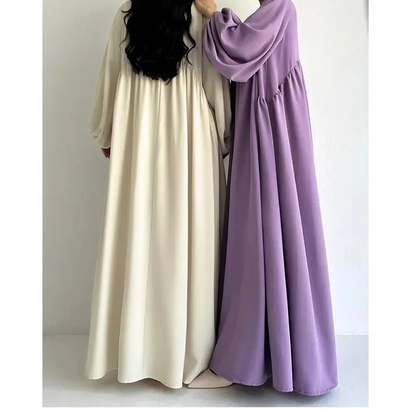Plain Abaya Dubai Muslim Long Dress Ramadan Lantern Sleeve Loose Abayas African Dresses for Women Turkey Kaftan Hijab Robe Islam
Plain Abaya Dubai Muslim Long Dress Ramadan Lantern Sleeve Loose Abayas African Dresses for Women Turkey Kaftan Hijab Robe Islam