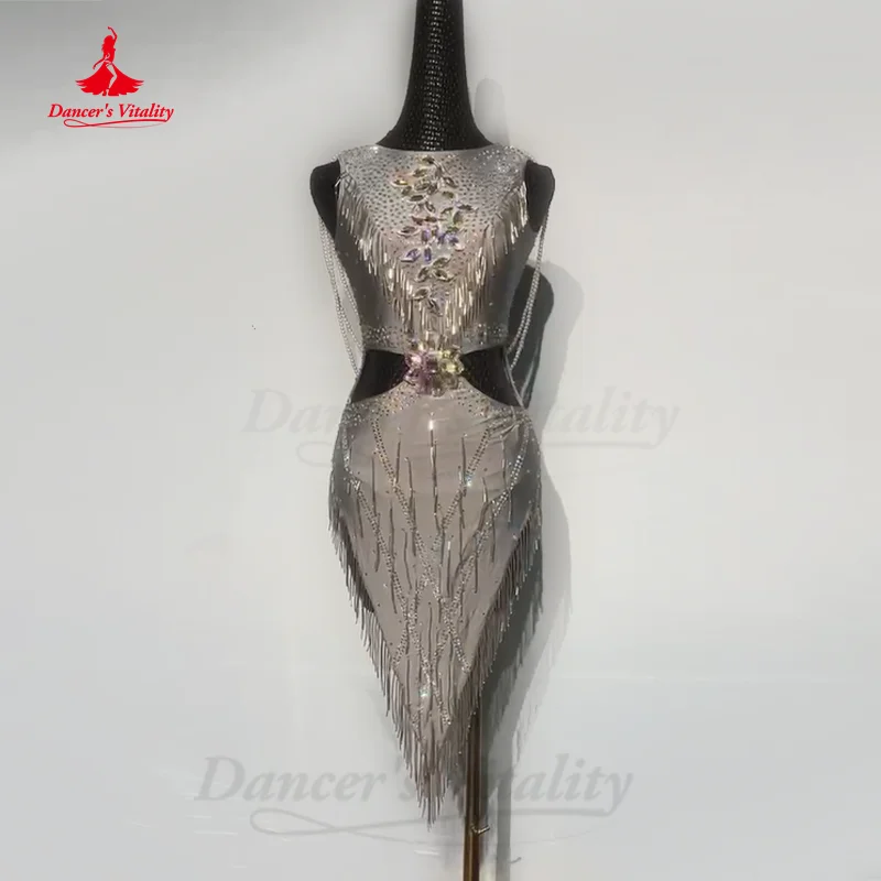 Latin Dance Dress Women Competiton Clothing Customsized Rumba Chacha Tango Perfomance Professional Skirt Latin Dancing Dresses
Latin Dance Dress Women Competiton Clothing Customsized Rumba Chacha Tango Perfomance Professional Skirt Latin Dancing Dresses