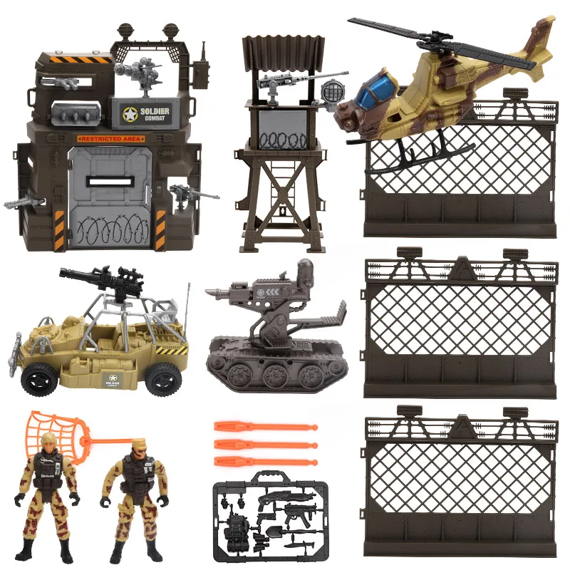 ViiKONDO Action Figure Army Men Toy Soldier Military Base Combat Deluxe Playset with Vehicle Weapon Accessories Wargame Boy Gift
ViiKONDO Action Figure Army Men Toy Soldier Military Base Combat Deluxe Playset with Vehicle Weapon Accessories Wargame Boy Gift