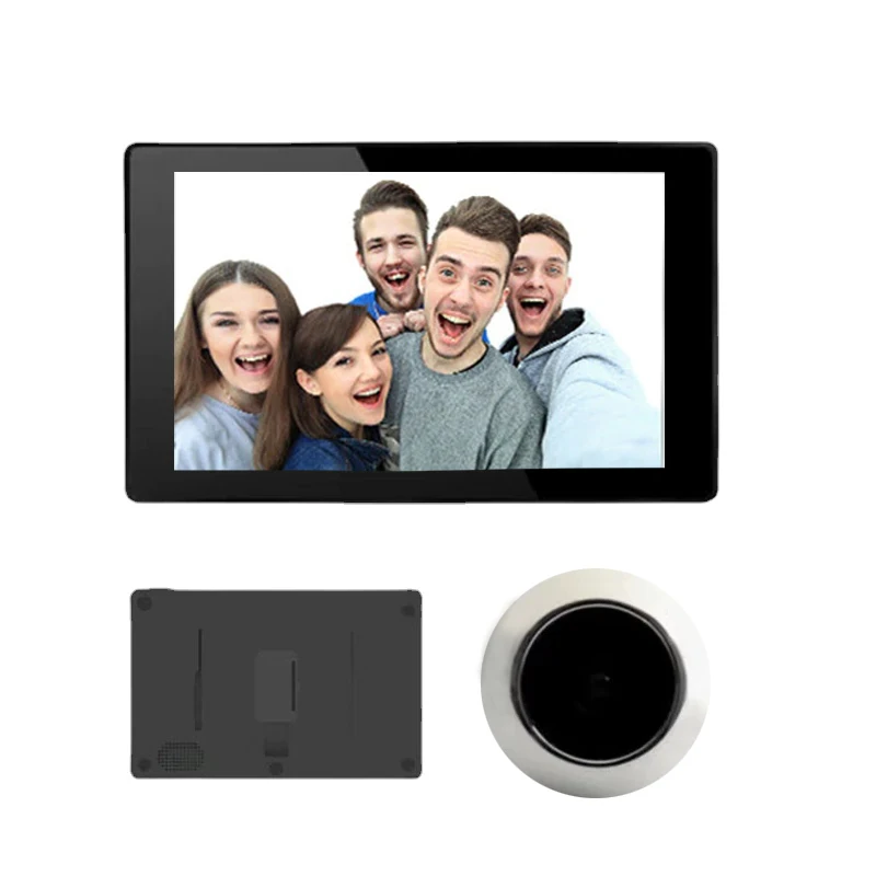4.3 Inch Doorbell Peephole Digital Door Camera Viewer 145° LCD 100W Pixel HD Smart Home Outdoor Apartment Door Bell Monitor
4.3 Inch Doorbell Peephole Digital Door Camera Viewer 145° LCD 100W Pixel HD Smart Home Outdoor Apartment Door Bell Monitor
