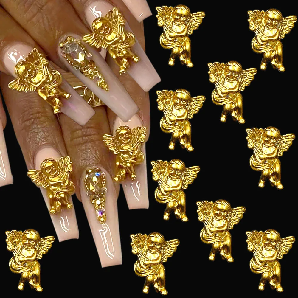 10pcs Retro Embossed Baroque Angel Baby Nail Charms Cupid Angel Baby Nail Art Charms Angel Charms for Nails DIY Nail Accessories
10pcs Retro Embossed Baroque Angel Baby Nail Charms Cupid Angel Baby Nail Art Charms Angel Charms for Nails DIY Nail Accessories