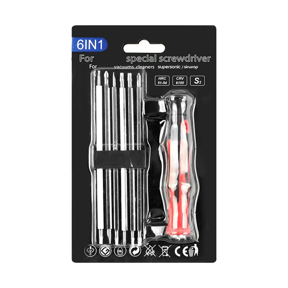 1 Set Torx/cross/slotted Screwdriver Double Head Detachable For Repairing Vacuum Cleaner DIY Hand Tools Repair Tool
1 Set Torx/cross/slotted Screwdriver Double Head Detachable For Repairing Vacuum Cleaner DIY Hand Tools Repair Tool