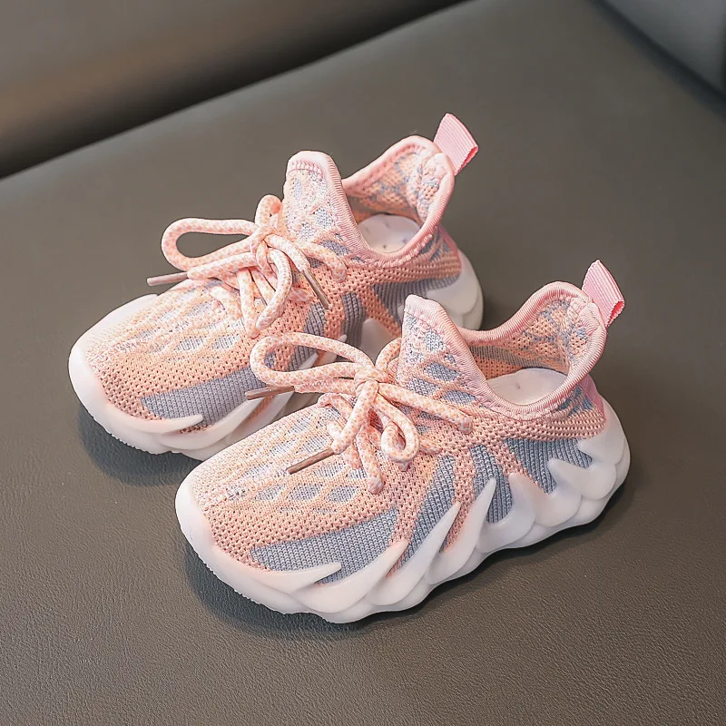 Children's Casual Sport Shoes Comfortable Breathable Running Sneakers Mesh Soft Shoes Non-slip Lace-up Baby Boys Girls Shoes 
Children's Casual Sport Shoes Comfortable Breathable Running Sneakers Mesh Soft Shoes Non-slip Lace-up Baby Boys Girls Shoes