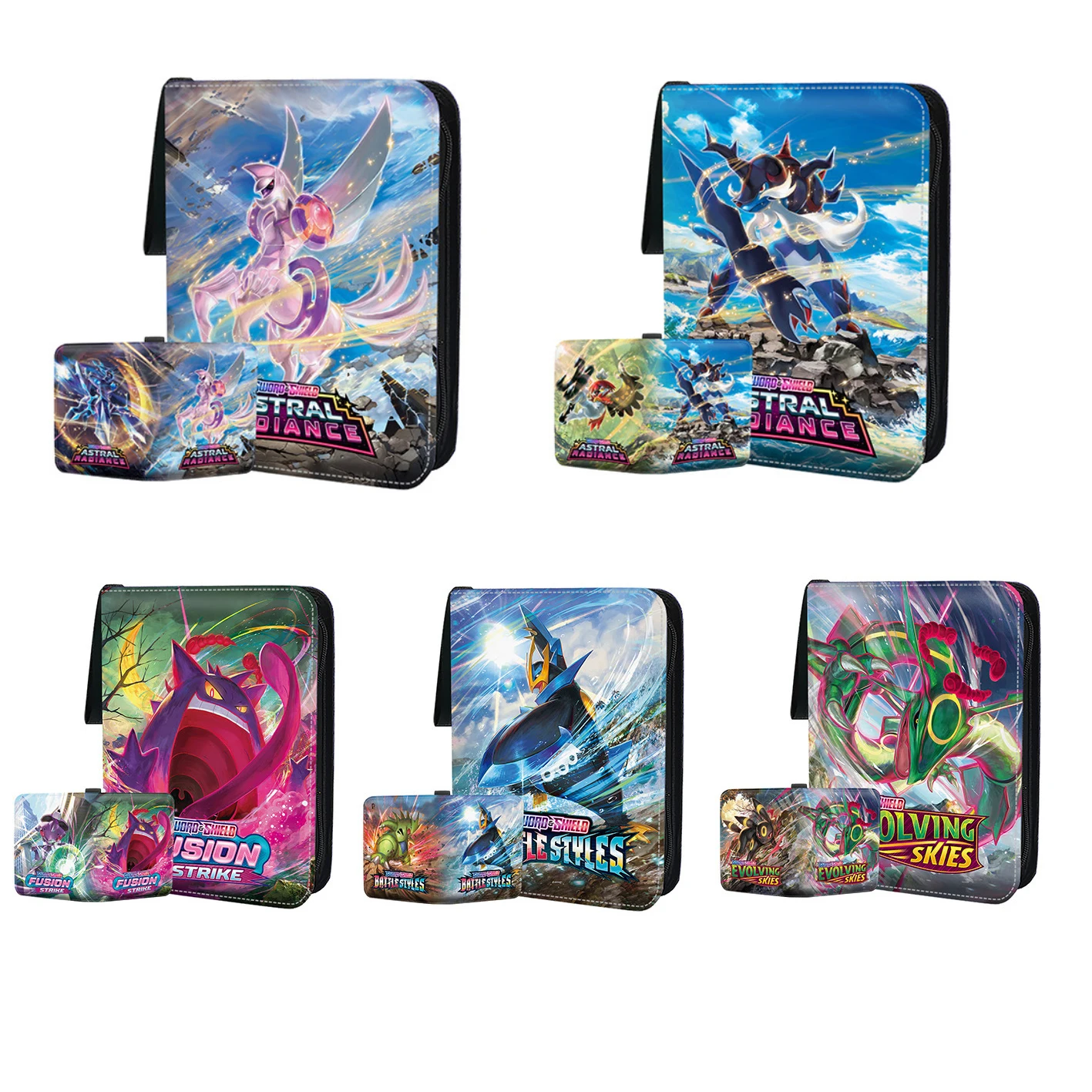 Pokemon Cards Anime Figure Gengar Empoleon Tyranitar Rayquaza PU Battle Storage Collection Card Book Children Toy Birthday Gifts
Pokemon Cards Anime Figure Gengar Empoleon Tyranitar Rayquaza PU Battle Storage Collection Card Book Children Toy Birthday Gifts