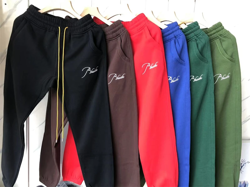 New Terry Embroidery Letter Logo Rhude Men's Jogger Pants Men Woman Casual Sweatpants y2k
New Terry Embroidery Letter Logo Rhude Men's Jogger Pants Men Woman Casual Sweatpants y2k