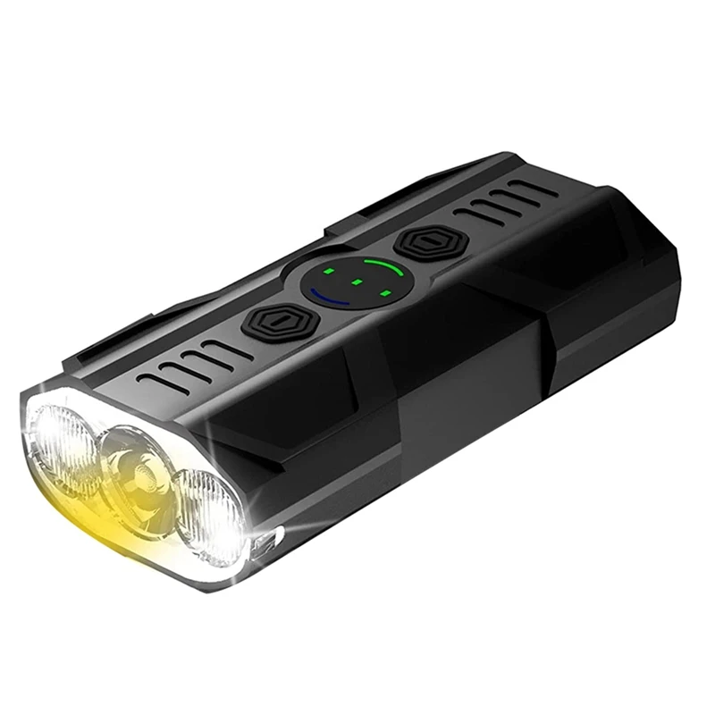 4000 Lumen Bike Light For Night Riding, Bright Bicycle Headlight With Power Bank Function, Bike Front Light
4000 Lumen Bike Light For Night Riding, Bright Bicycle Headlight With Power Bank Function, Bike Front Light