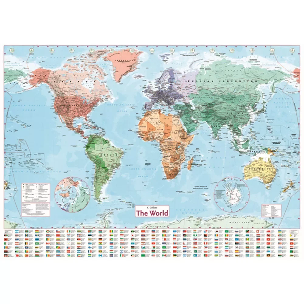 World Map Wall Sticker Large Map Of The World Poster With Country Flags Room Decoration Wall Chart Home Decor 100x70cm
World Map Wall Sticker Large Map Of The World Poster With Country Flags Room Decoration Wall Chart Home Decor 100x70cm