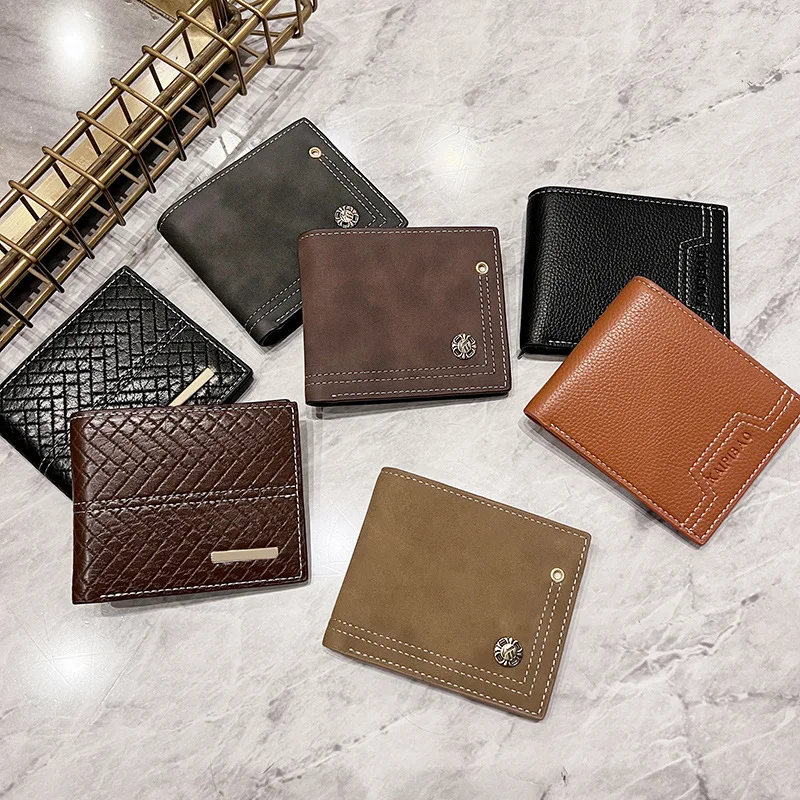 Retro Men's Leather Wallet Short Slim Credit/ID Card Holder Luxury Business Male Coin Purses Money Bag Foldable Casual Wallets
Retro Men's Leather Wallet Short Slim Credit/ID Card Holder Luxury Business Male Coin Purses Money Bag Foldable Casual Wallets