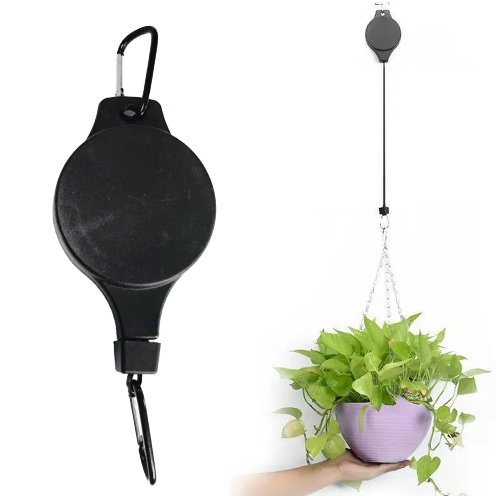 Retractable Garden Basket Hanging Hook Pulley Pull Down Hanger Adjustable Garden Yard Flower Hanger Hook Garden Supplies
Retractable Garden Basket Hanging Hook Pulley Pull Down Hanger Adjustable Garden Yard Flower Hanger Hook Garden Supplies